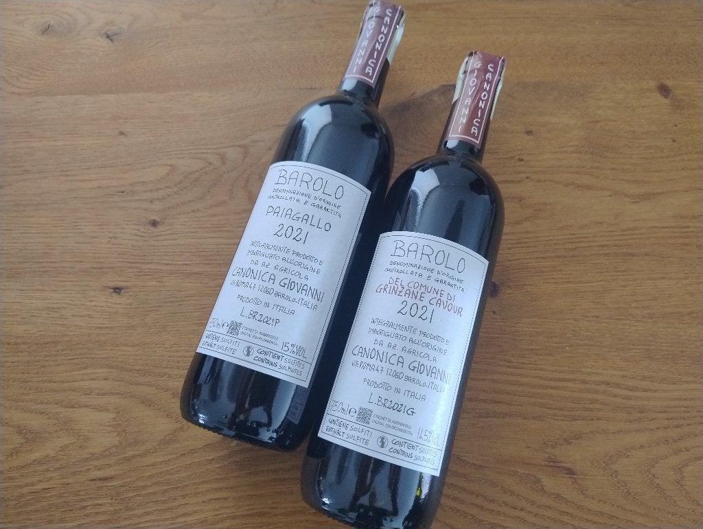 Canonica Giovanni Barolo Paiagallo en Grinzane Cavour 2021, Collections, Vins, Neuf, Enlèvement, Vin rouge, Italie