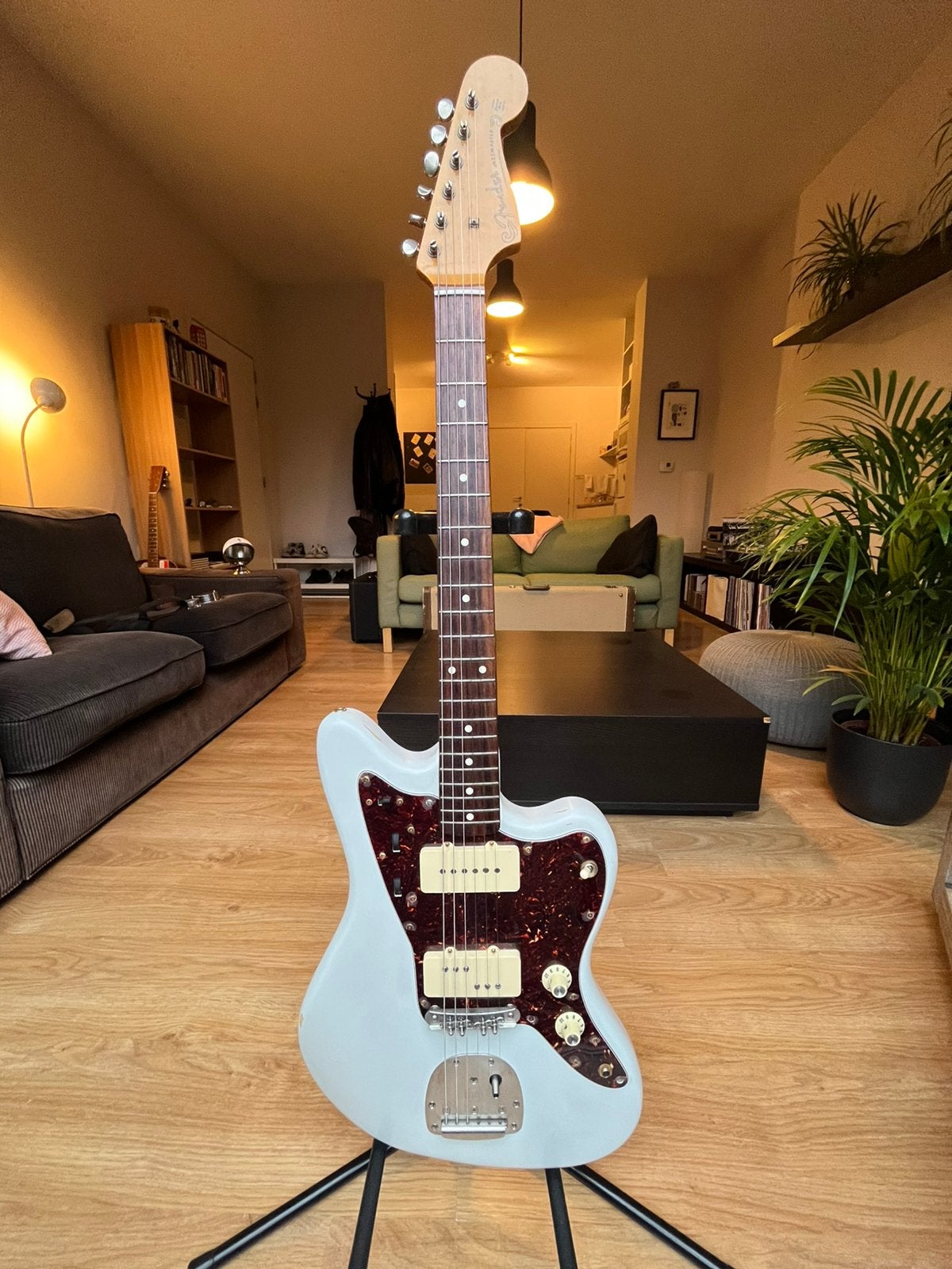 1994 Fender Jazzmaster JM66 MIJ Limited Edition, Ophalen, Gebruikt, Solid body, Fender