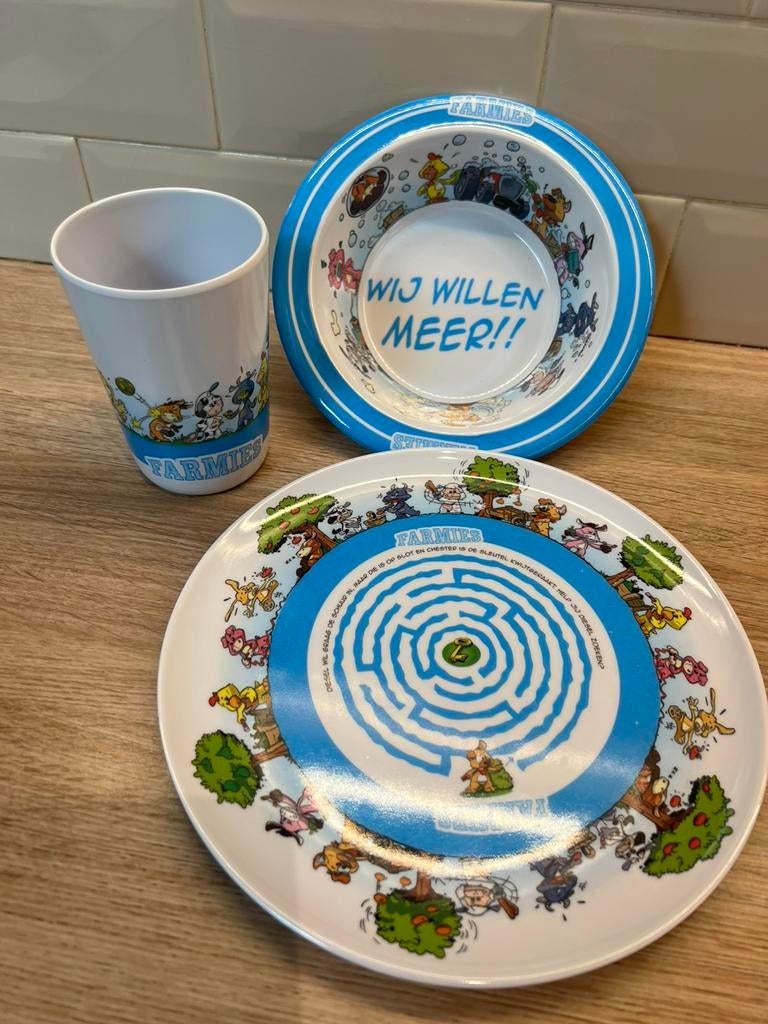 Kinder eetset, Ophalen, Zo goed als nieuw