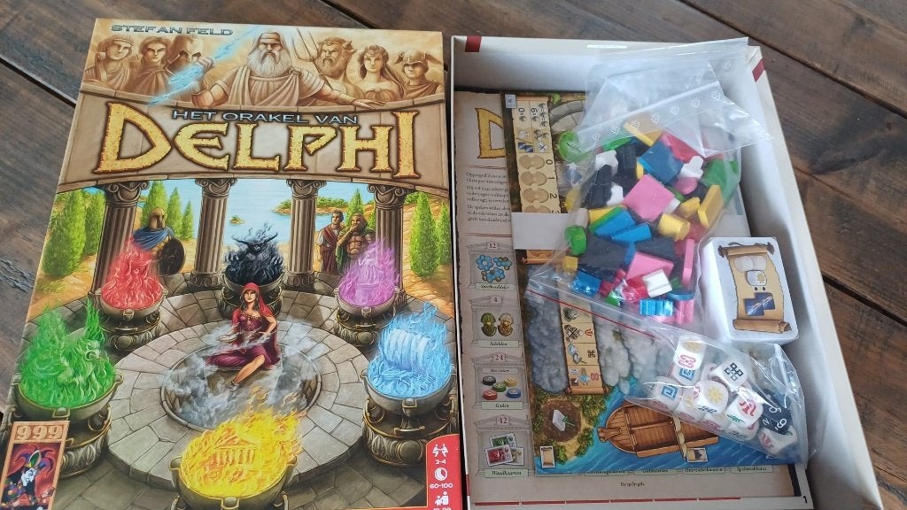 bordspel strategiespel Het Orakel van Delphi, Een of twee spelers, Ophalen of Verzenden, Nieuw, 999 games