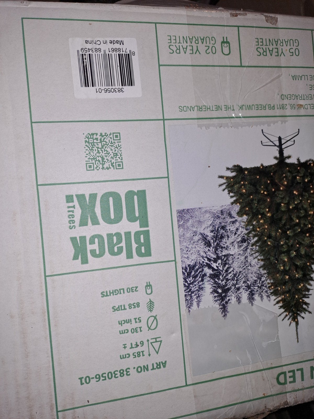 à vendre sapin de noël avec lumière, Ophalen