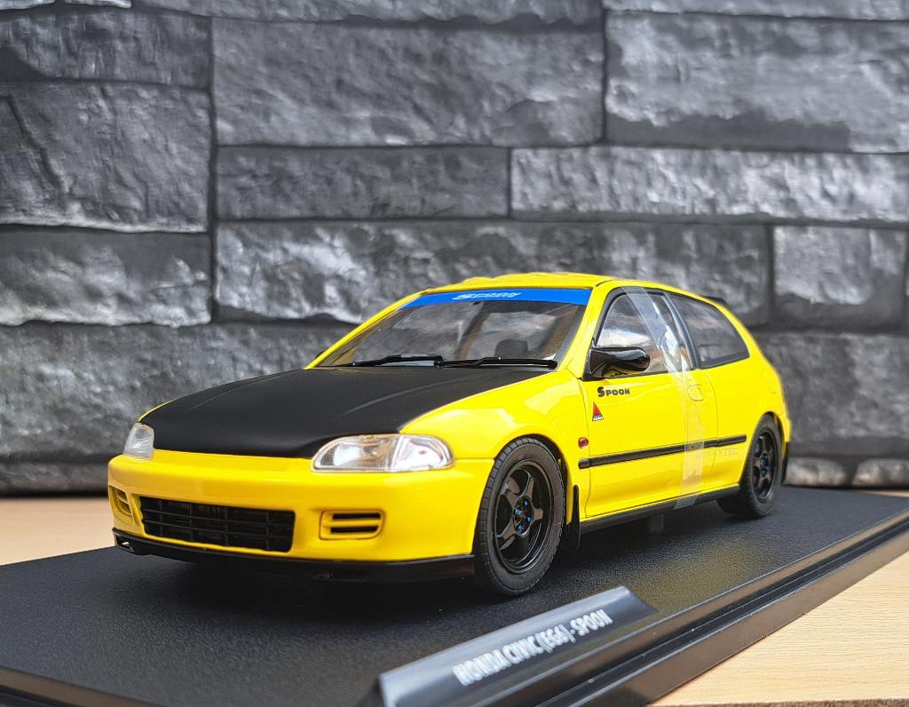 HONDA CIVIC EG6 SPOON 1/18ème, Enlèvement ou Envoi, Solido, Voiture, Solido