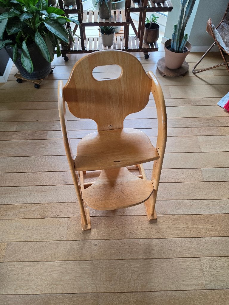 Chaise Tiamo Wooden Collection Grow, Enfants & Bébés, Enlèvement ou Envoi, Utilisé, Chaise(s)