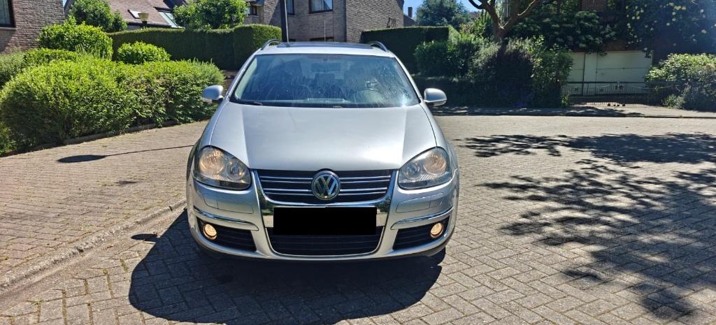 @ Vw Golf Break 1.6 172 Km 2008 Airco CT BLANCO LEZ 2030 @, Auto's, Voorwielaandrijving, 75 kW, Stof, Zwart