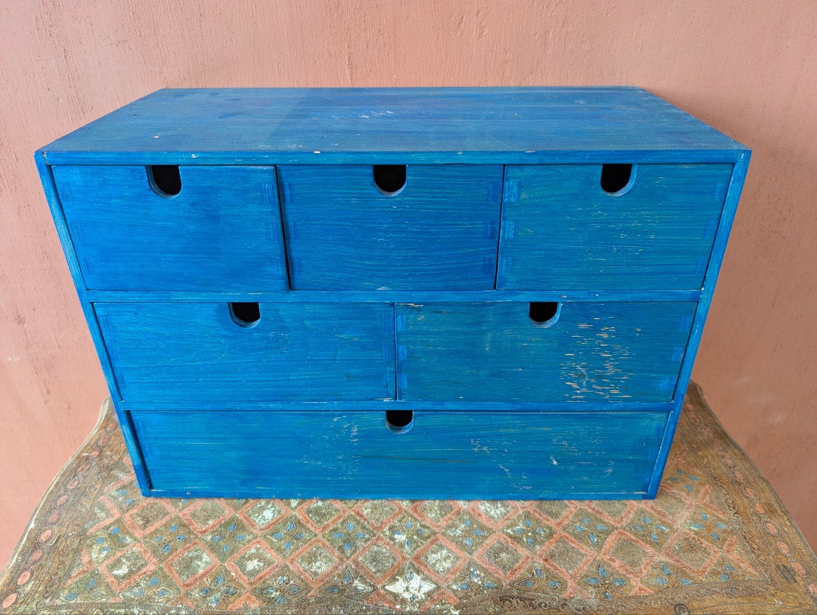 Joli Petit Meuble d'Appoint / Organisateur 6 Tiroirs, Maison & Meubles, Armoires | Étagères, Utilisé, Enlèvement