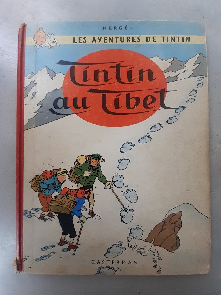 Tintin au tibet edition original 1960, Livres, BD, Enlèvement ou Envoi, Une BD, Utilisé, Hergé.