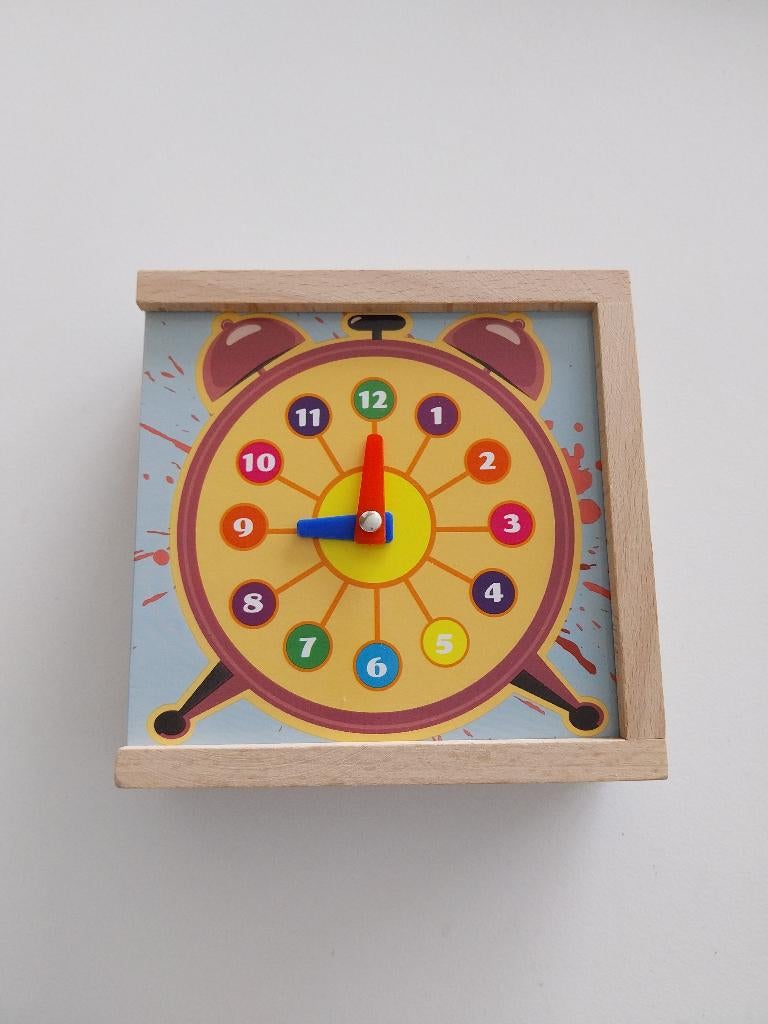 Houten leerdoos klokkijken, Ophalen of Verzenden, Zo goed als nieuw