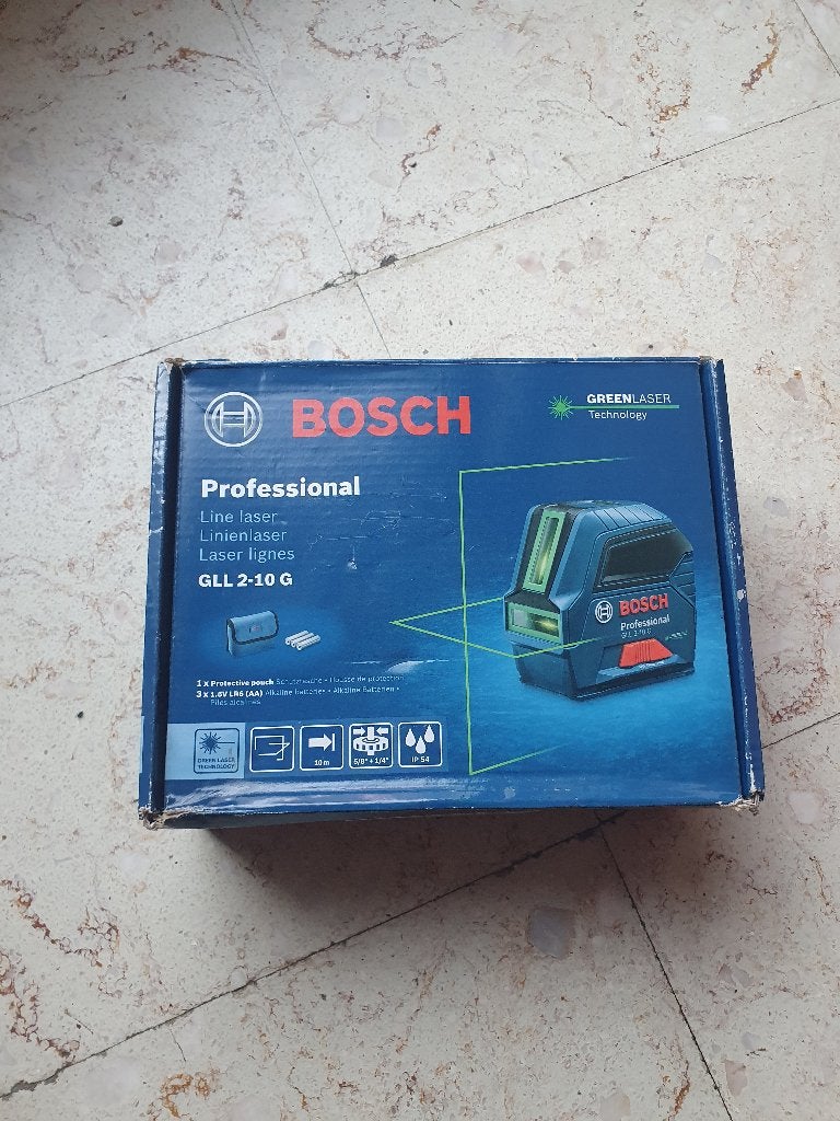 Laser Bosch Professional Line laser GLL 2-10 G Green Laser, Enlèvement, Neuf, Bosch