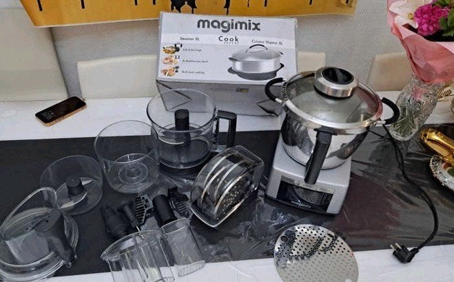 Magimix Cook Expert complete vleesmolen voor robotkoker, Ophalen of Verzenden, Gebruikt