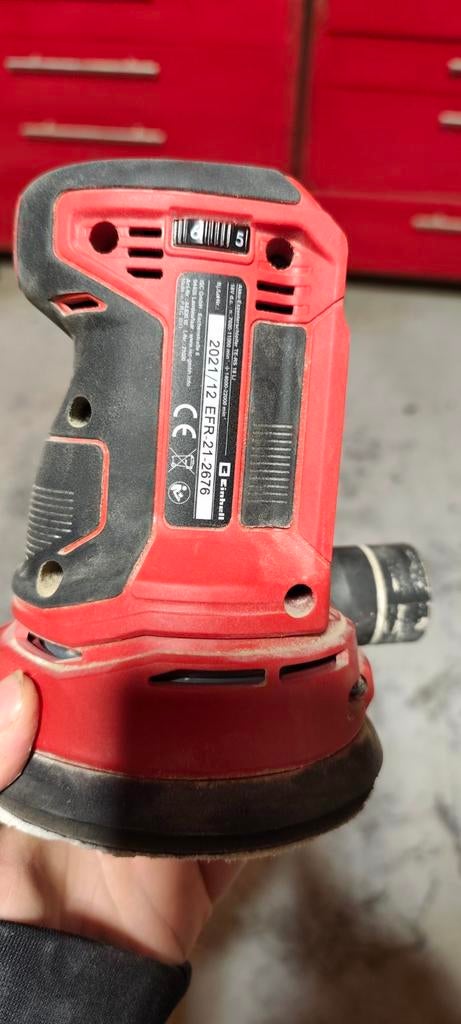 Einhell.TE RS 18 li schuurmachine, Ophalen