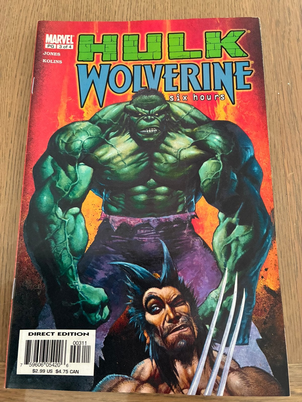 hulk vs wolverine, Ophalen of Verzenden, Zo goed als nieuw