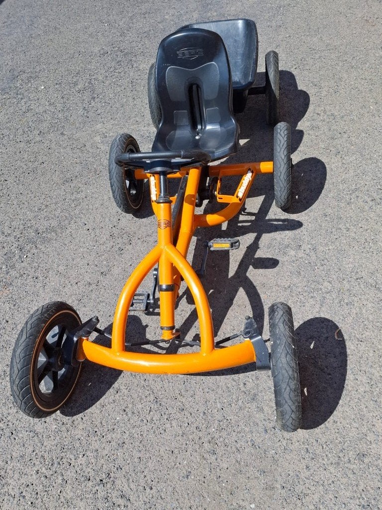 Gocart Berg Buddy oranje + kar, Kinderen en Baby's, Ophalen, Gebruikt, Berg, Met kar of aanhanger