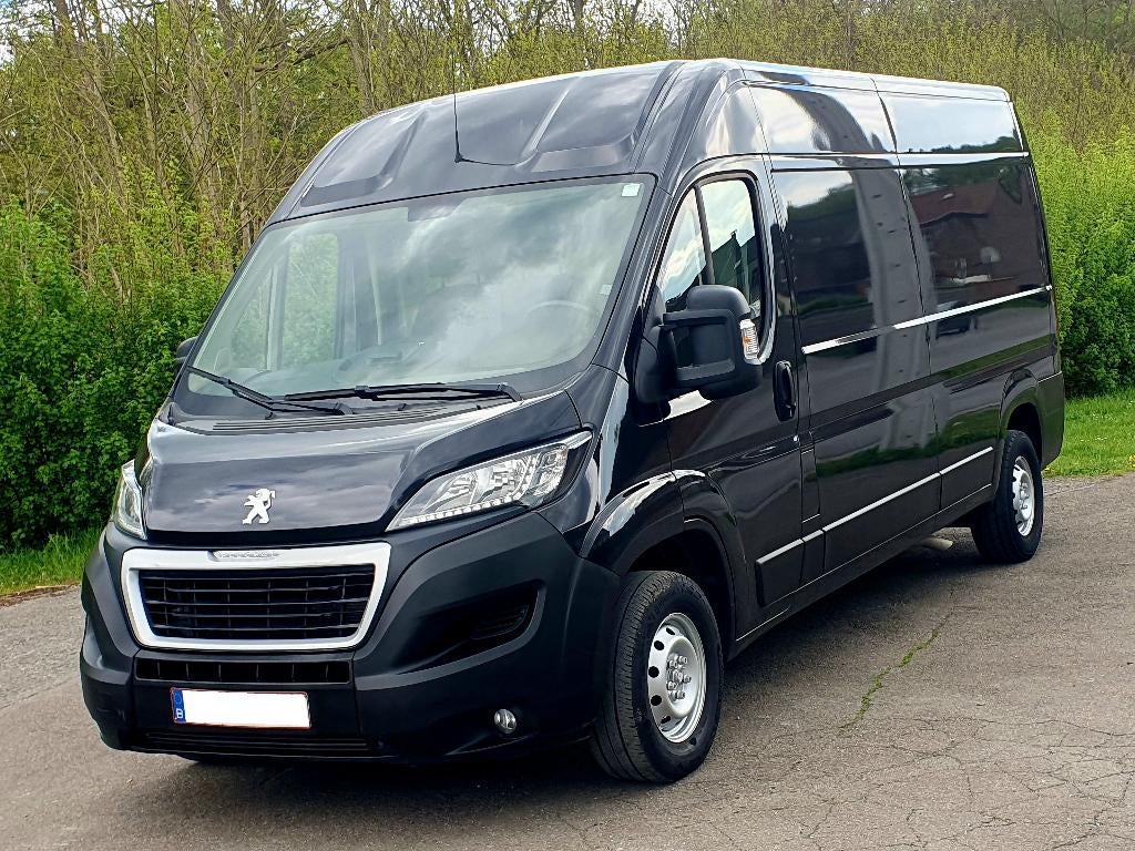 Peugeot Boxer 2.0 HDI 163cv Euro6 L3H2 GPS CLIM-camera CT.OK, Auto's, Voorwielaandrijving, Stof, Zwart, 120 kW