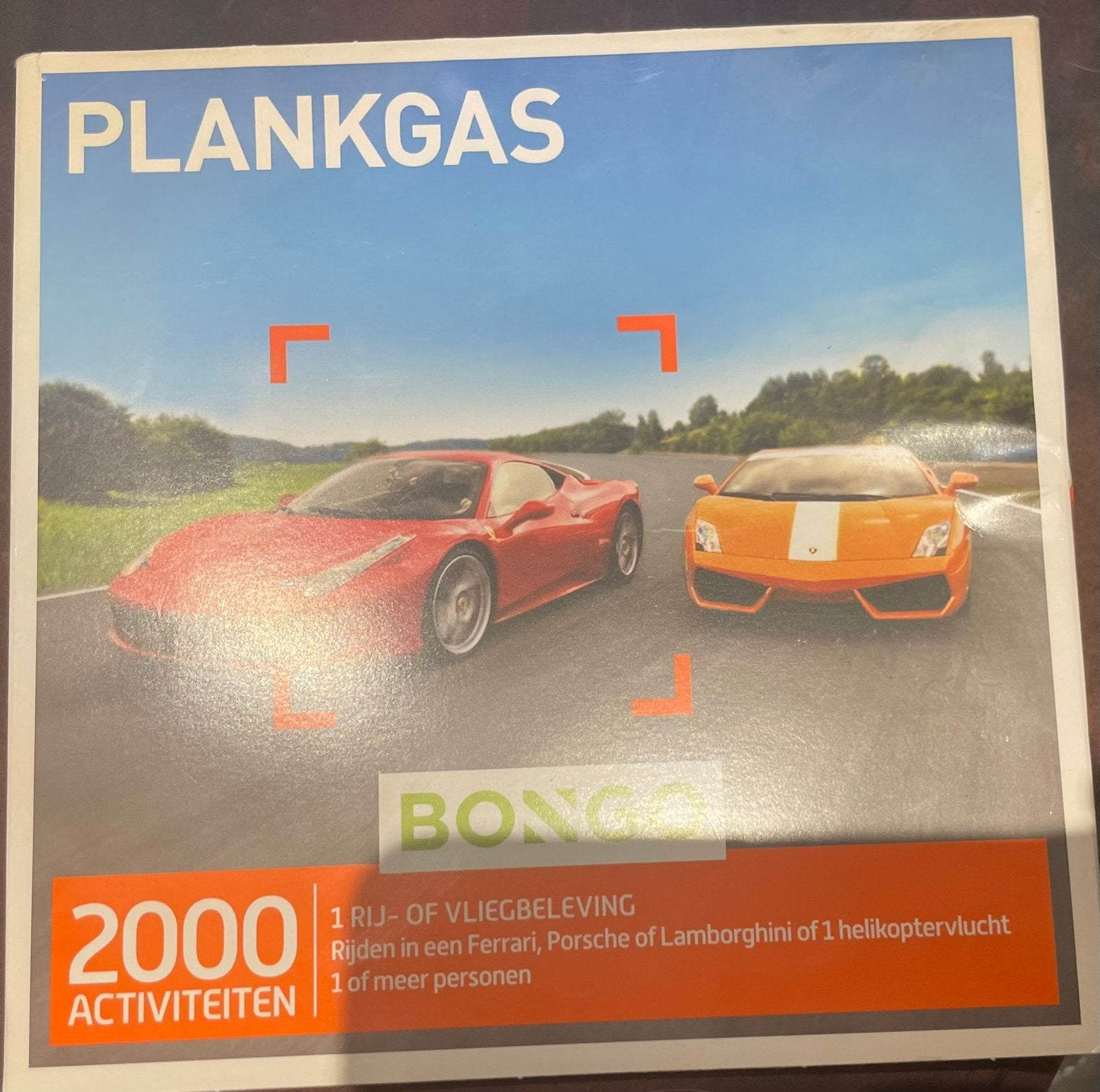 Bingo belevenis bon “plankgas” voor 2 personen, Ophalen of Verzenden, Zo goed als nieuw