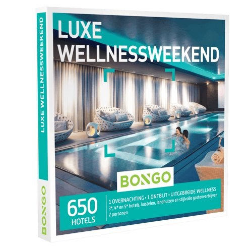 Bongo bon Luxe Wellnessweekend, Tickets & Billets, Deux personnes, Bon cadeau