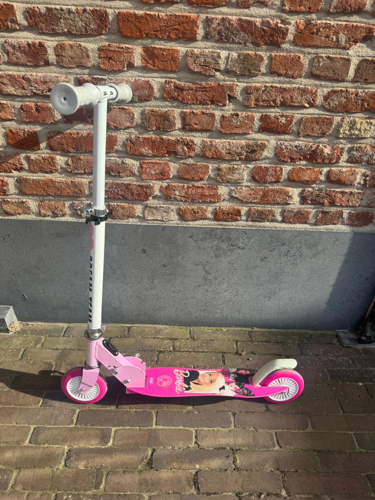 Barbie kinderstep, Fietsen en Brommers, Steps, Zo goed als nieuw, Ophalen