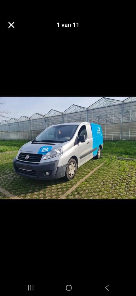 Fiat Scudo 2.0 128 PK MultiJet SX AIRCO,3 PERSOONS., Autos, Euro 5, Achat, Boîte manuelle, Diesel
