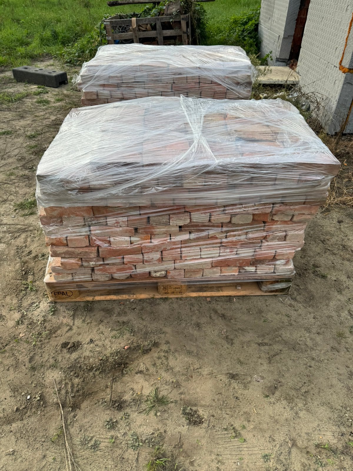 Gekuiste bakstenen, Enlèvement, Utilisé, Briques