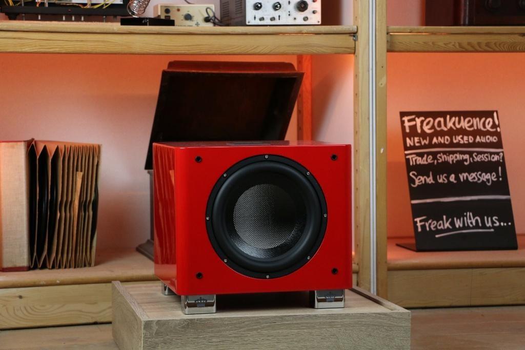 REL T9/X SE / T 9 X SE TRADE.INRUIL. Rode sub. @freakuence!, Ophalen of Verzenden, Zo goed als nieuw, 120 watt of meer, Subwoofer