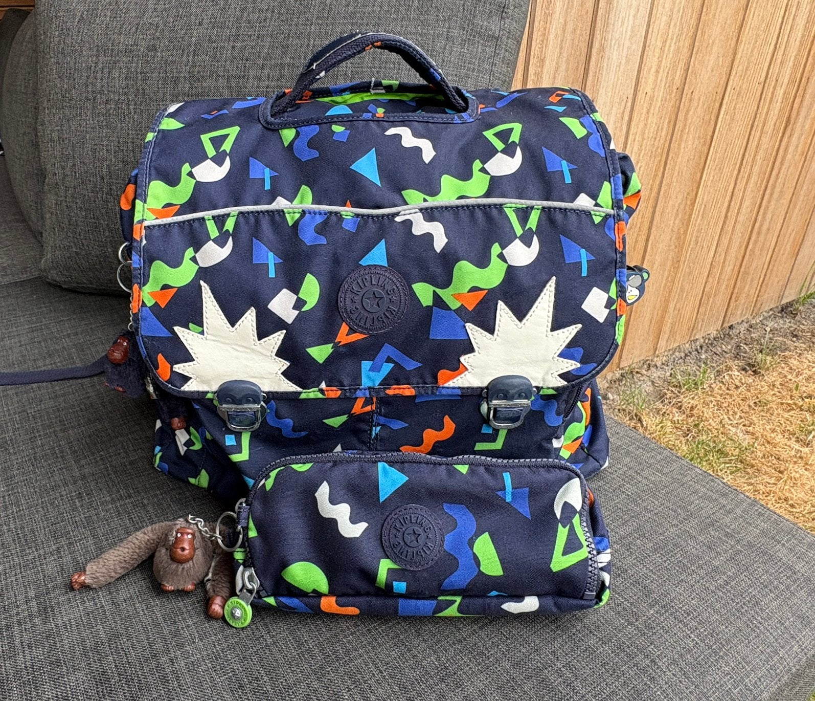 Kipling Boekentas en Pennenzak, Ophalen, Gebruikt