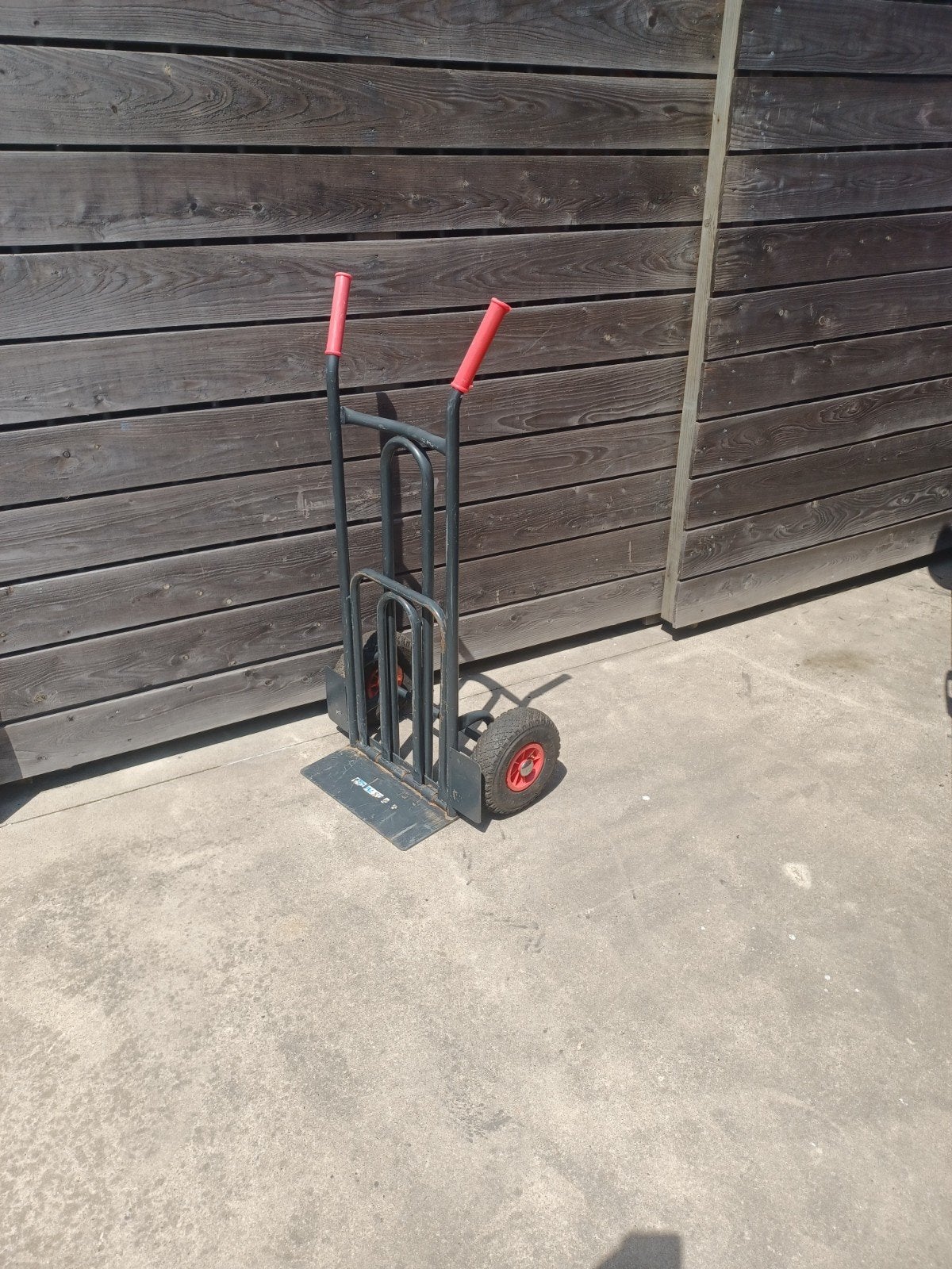 Steekwagen opblaasbare banden 400kg voeren uitklapbare klep, Ophalen, Steekwagen