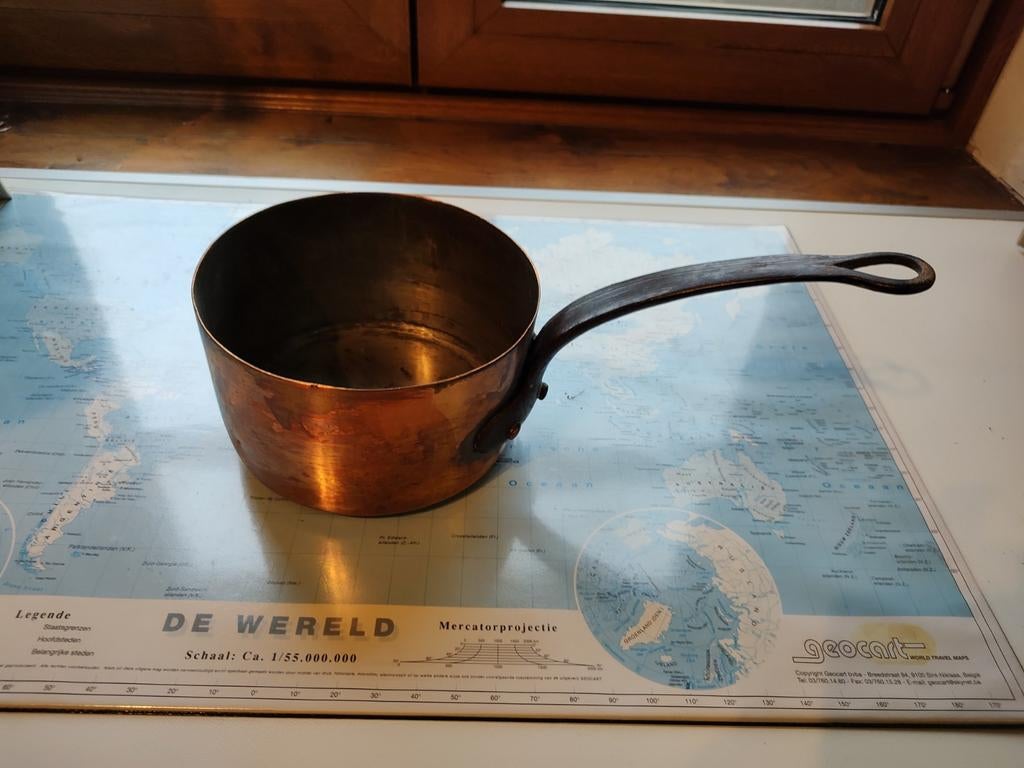 koperen pannetje, Ophalen