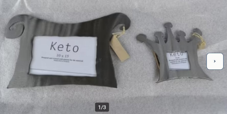 DESIGN FOTOKADERS KETO NIEUW 2 stuks inox, Ophalen of Verzenden, Nieuw