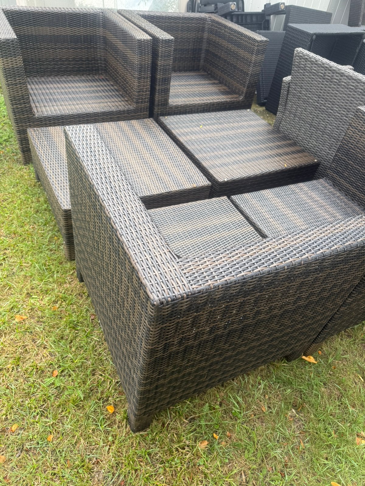 Loungeset/tuinset BoidLeDuc+2 tafels/hockers, Tuin en Terras, Tuinsets en Loungesets, Ophalen, Zo goed als nieuw, Loungeset