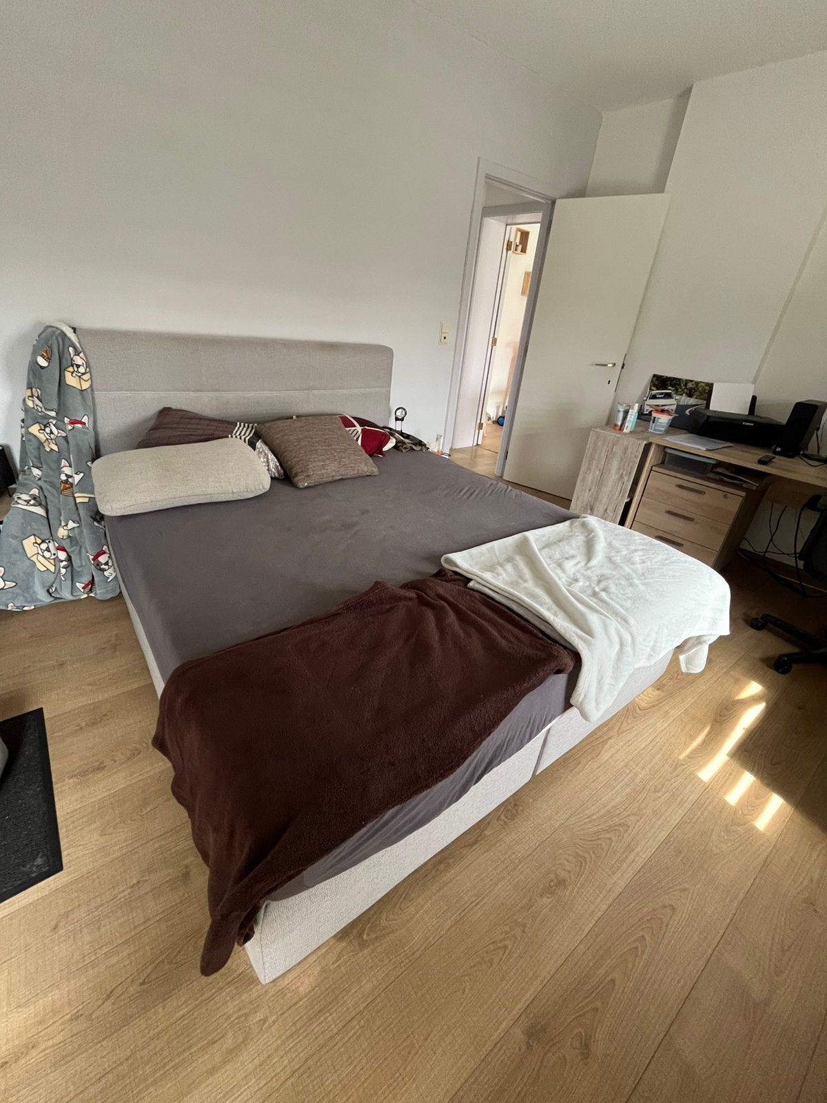 Bed ms 2000 160x200, Huis en Inrichting, Slaapkamer | Boxsprings, Ophalen, Gebruikt, Tweepersoons, 200 cm