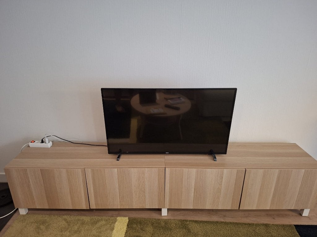 TV Rek IKEA 240 x 48 x 42, Huis en Inrichting, Ophalen, Zo goed als nieuw, 200 cm of meer, Minder dan 100 cm