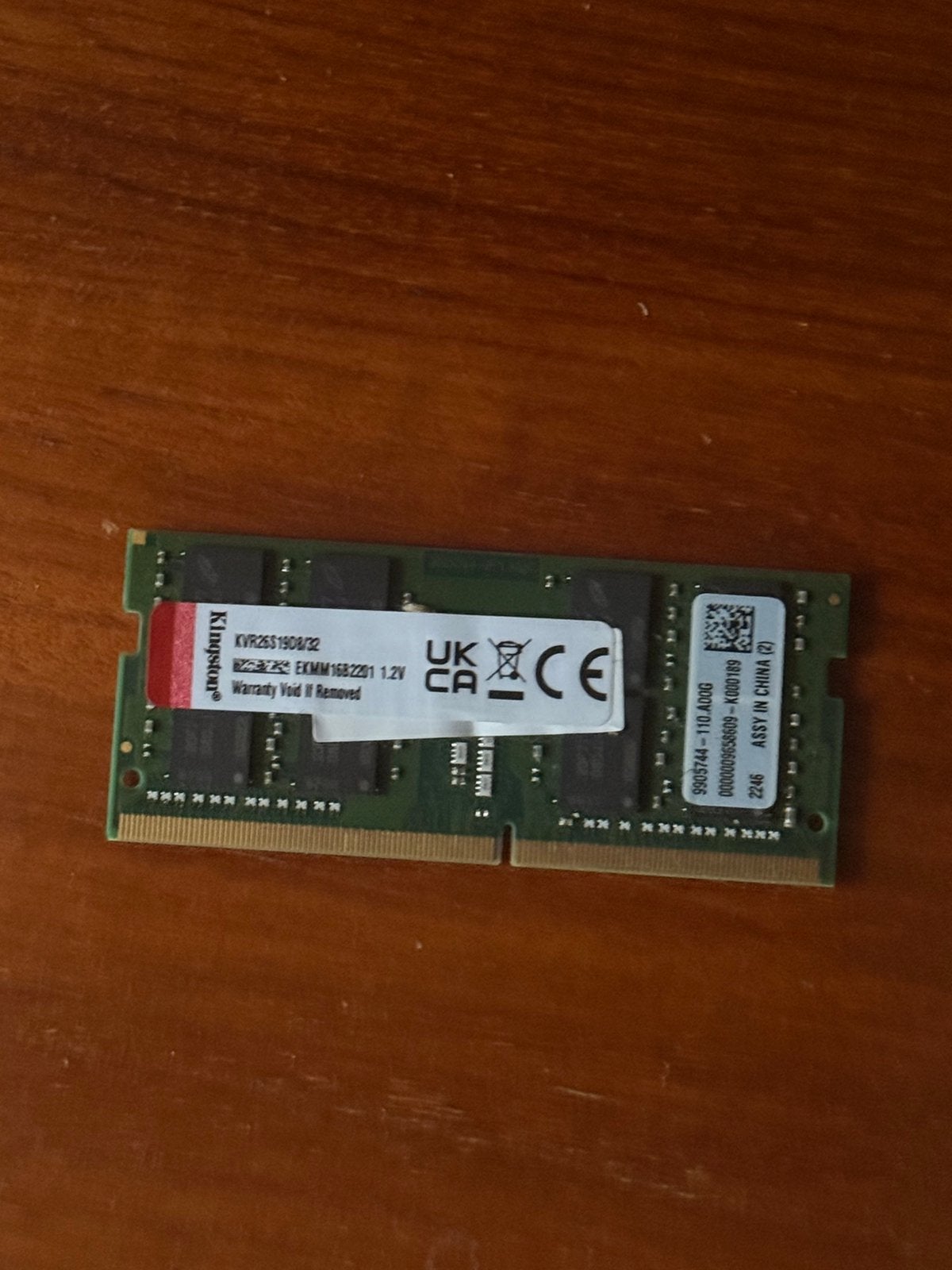 RAM SODIMM DDR4 32 Go - 2666 MHz, Informatique & Logiciels, Enlèvement, Comme neuf, DDR4, Laptop