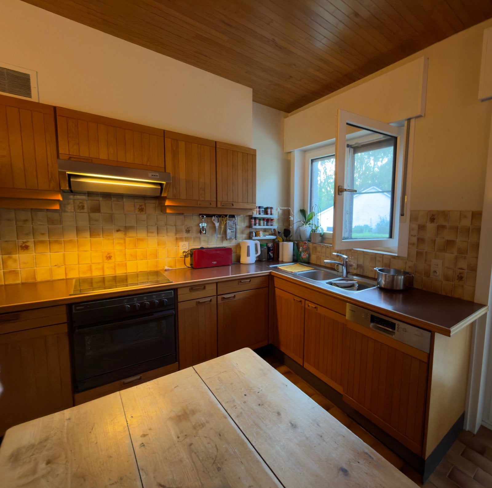 Cuisine équipée complète Gratuit à démonter sur place, Enlèvement, Utilisé, Bois