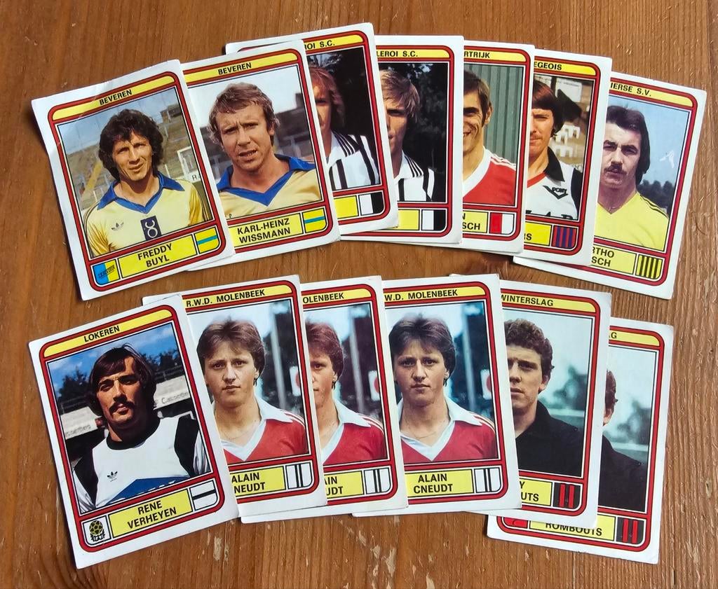 Panini Football 79 Lot 10 différents + 3 doubles !, Enlèvement ou Envoi, Utilisé, Plusieurs autocollants