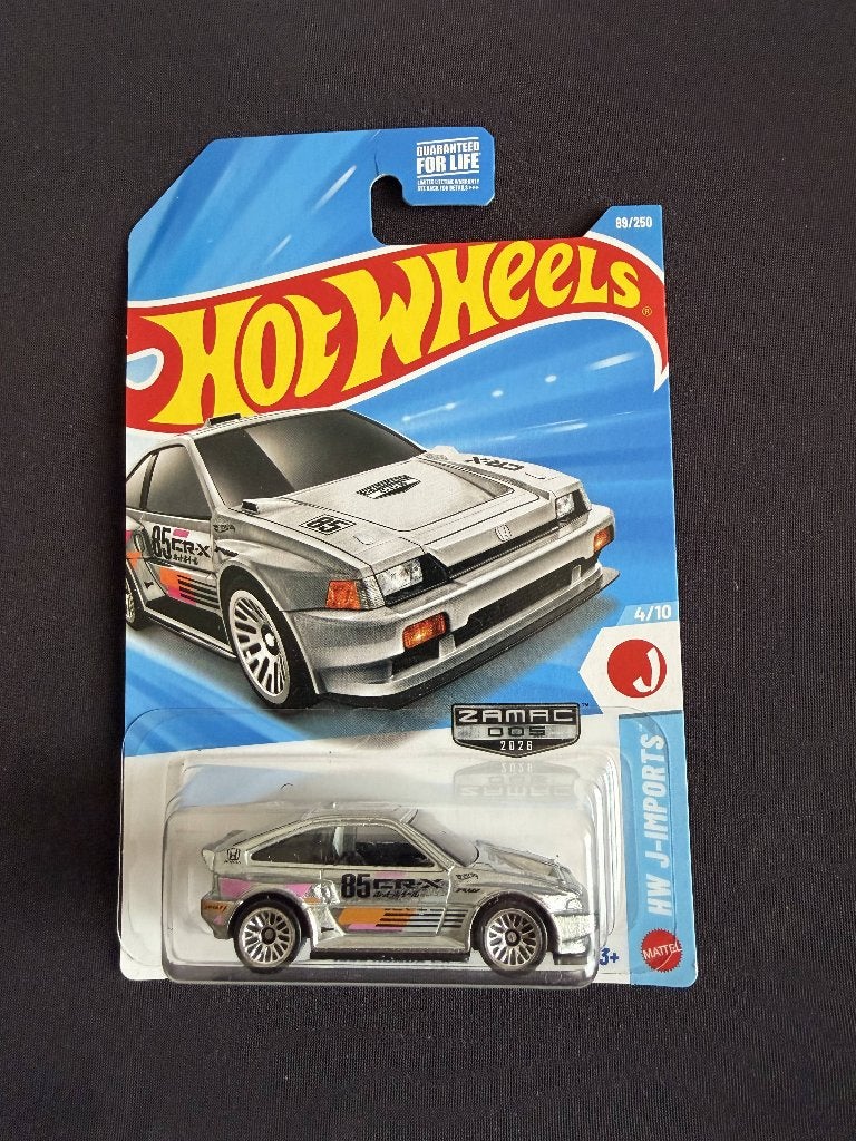 Hot Wheels Honda CRX Zamac 1985, Ophalen, Nieuw, Auto