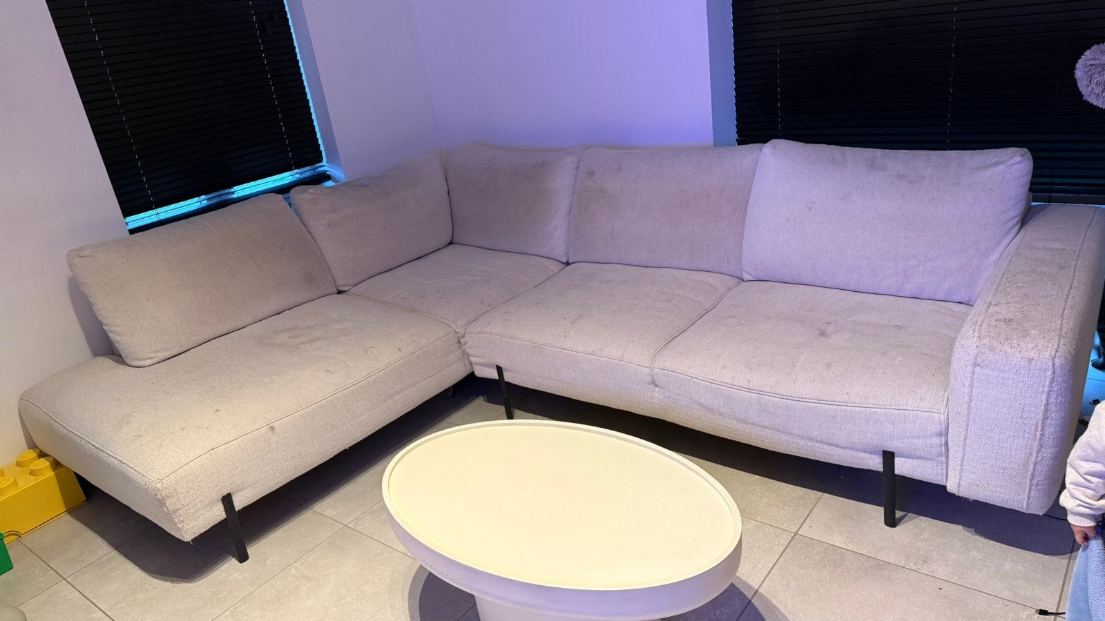 GRATIS zetel, Maison & Meubles, Enlèvement, Utilisé, Tissus