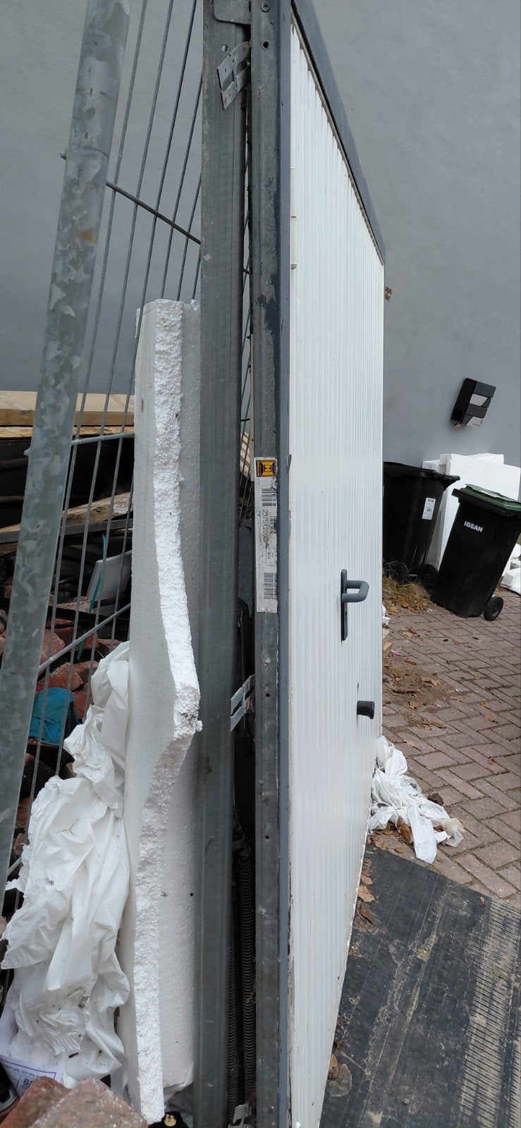 Porte de garage, Bricolage & Construction, Enlèvement, Utilisé, Porte de garage, 200 à 215 cm