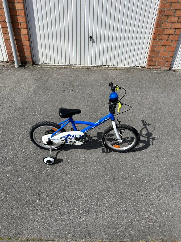 Vélo pour enfants 16 pouces, Vélos & Vélomoteurs, Vélos | Vélos pour enfant, Enlèvement, Utilisé, Btwin coptrooper, Stabilisateurs