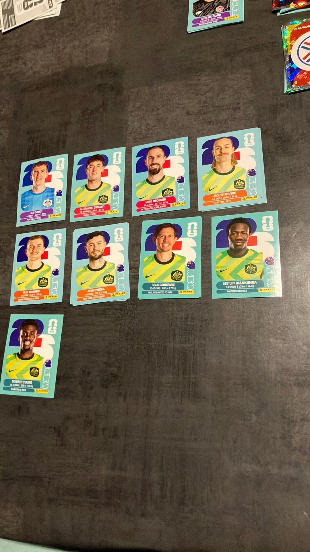 Autocollants Panini Coupe du monde 2026 Australie, Enlèvement ou Envoi, Neuf