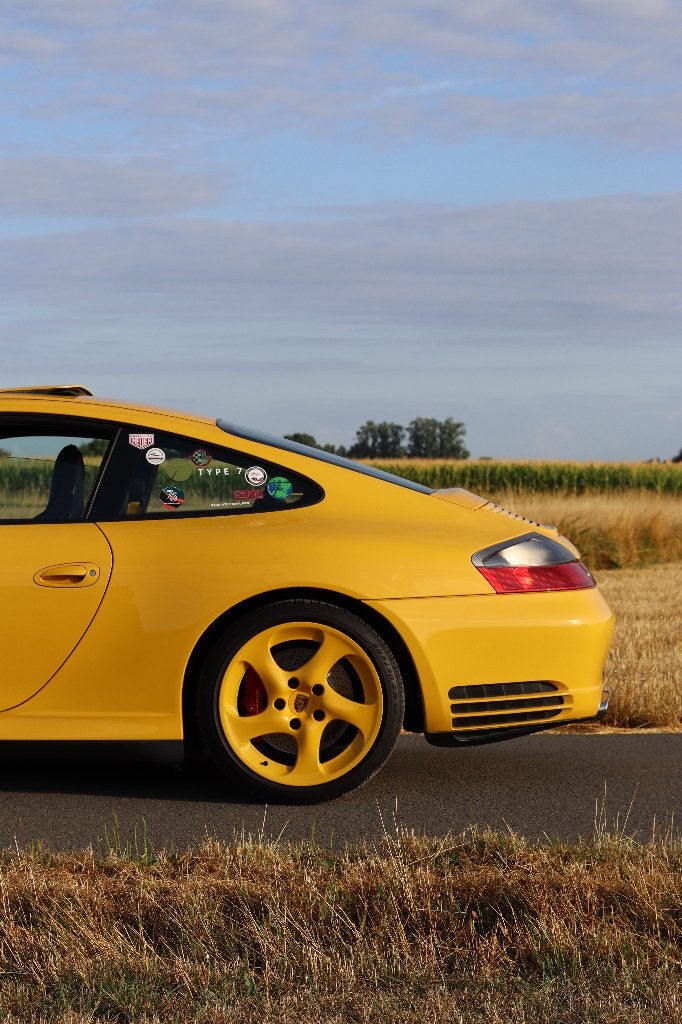 2002 Porsche 911 996 Carrera 4S, Autos, Cuir, Sièges sport, Achat, Jaune