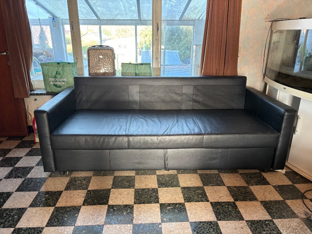 Zetelbed, Ophalen, Gebruikt, Tweepersoons, 200 cm