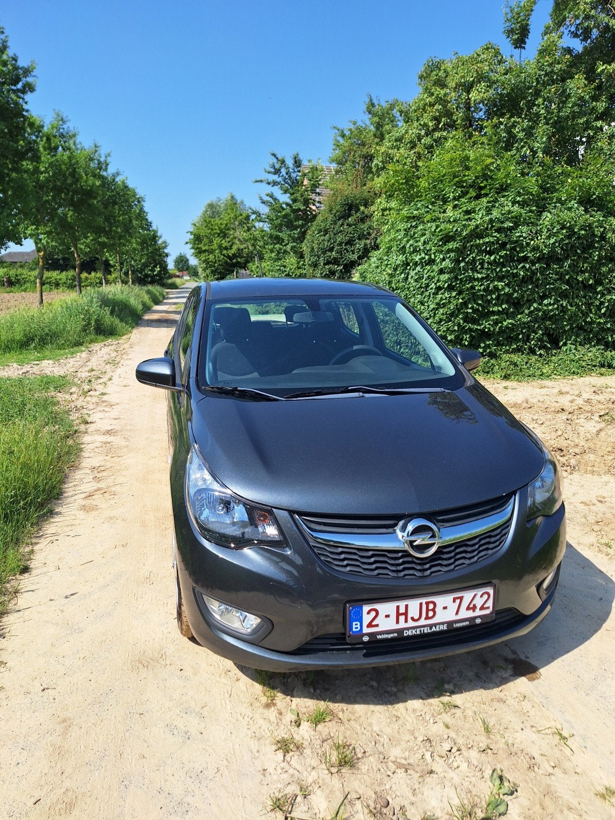 Opel Karl - 2017 - Donkergrijs, Autos, Achat, Boîte manuelle, 5 portes, 5 places