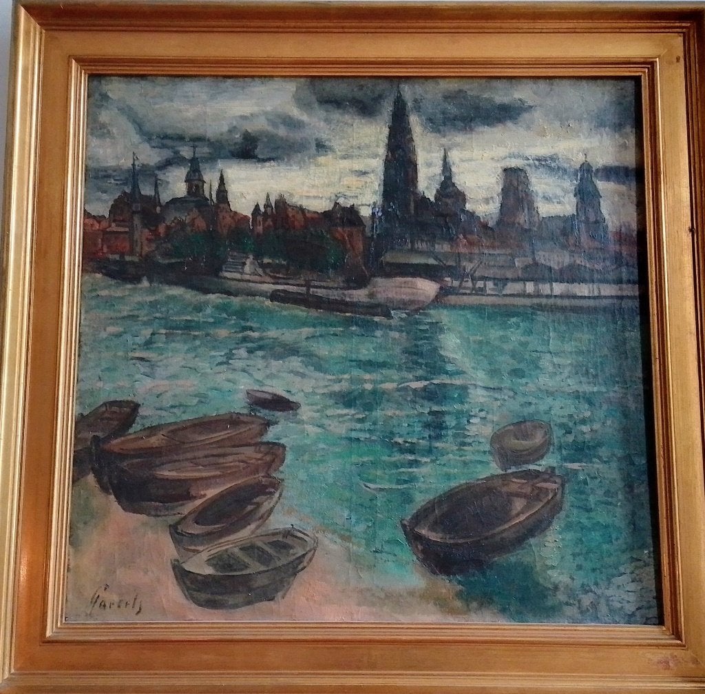 Willem Paerels  1878 - 1962  Rede van Antwerpen, Antiek en Kunst, Ophalen of Verzenden, Gesigneerd