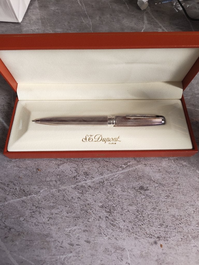 S.T. Dupont Olympio balpen origineel, Collections, Stylos, Autres marques, Avec boîte, Stylo à bille, Enlèvement