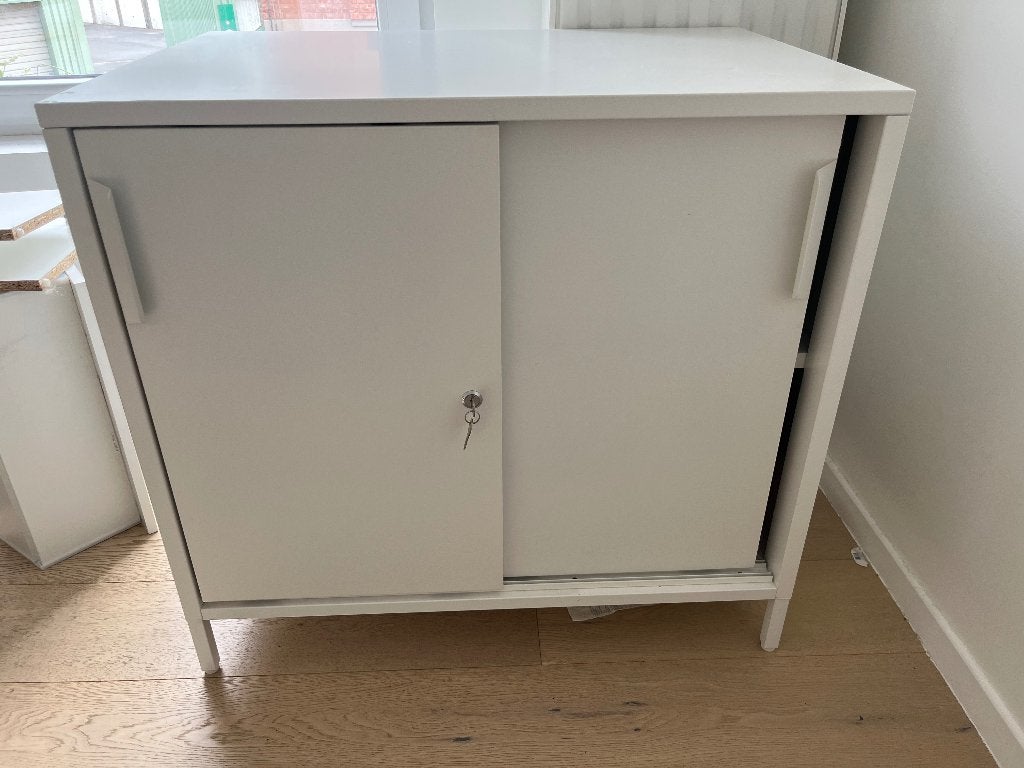 Opbergkastje Ikea wit, Huis en Inrichting, Ophalen, 100 tot 150 cm, Modern/scandinavisch, Zo goed als nieuw