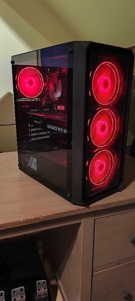 RTX 5070 Gaming PC | Ryzen 7 | 32GB DDR5 | NIEUW + GARANTIE, Computers en Software, Desktop Pc's, SSD, Gaming, Ophalen