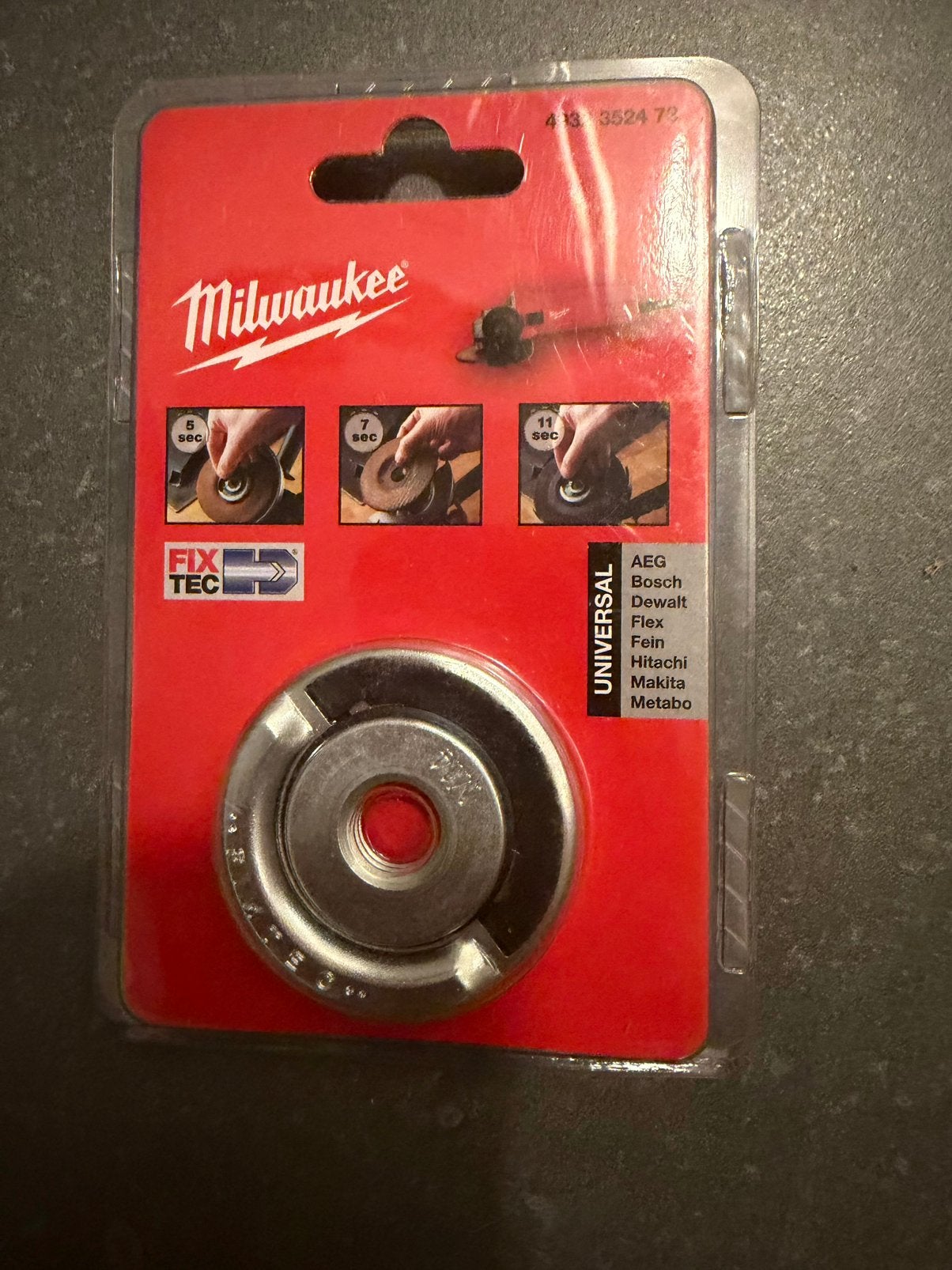 Milwaukee FIXTEC snelspanmoer M14 – universeel, Ophalen of Verzenden, Nieuw