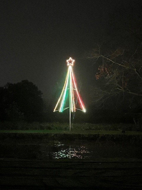 2158. Kerstster / kerst / sterren / kerstverlichting, Diversen, Ophalen, Gebruikt