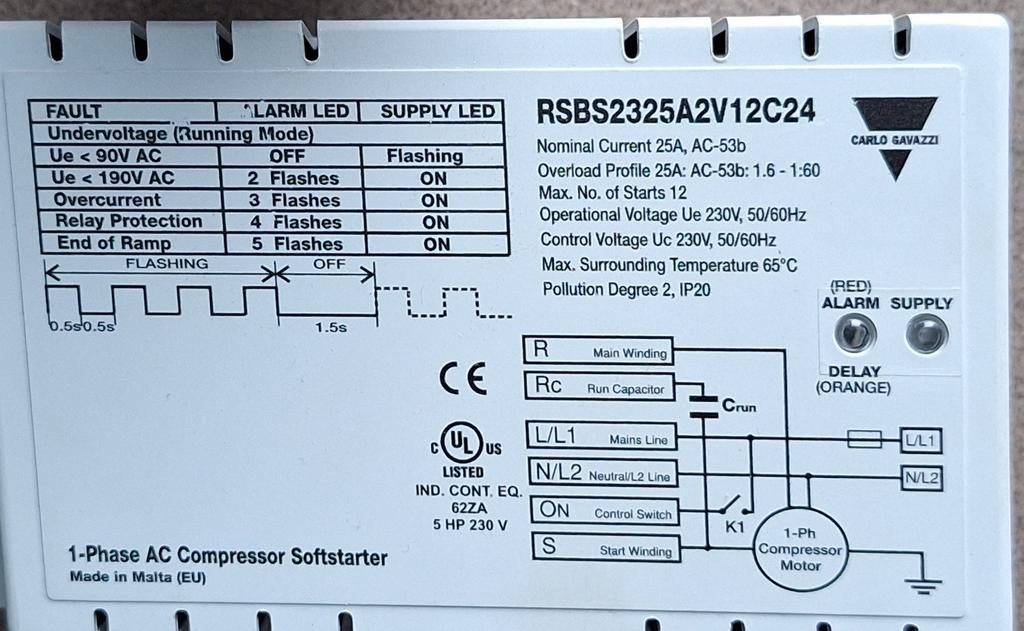 Elektronische PAC-starter, Verzenden