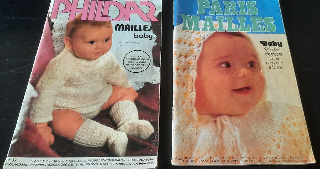 Phildar breiboeken Baby, Hobby en Vrije tijd, Breien en Haken, Ophalen of Verzenden, Gebruikt, Breien