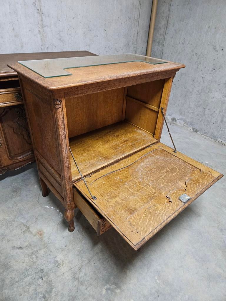 Mobilier de bar Louis XV de 1950, Antiquités & Art, Antiquités | Meubles | Tables, Enlèvement